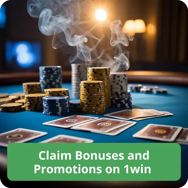 Claim Bonuses and Promotions on 1win